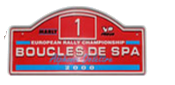 Rallyplaat boucles de Spa